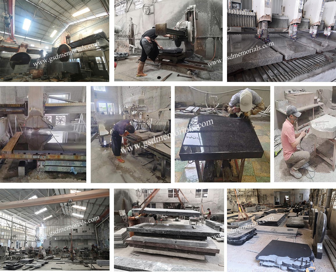 Book with Kerbset Headstone Factory Production Details Book with Kerbset Headstone Factory Production Details