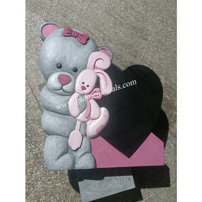 Roztomilý Teddy Headstone Memorial